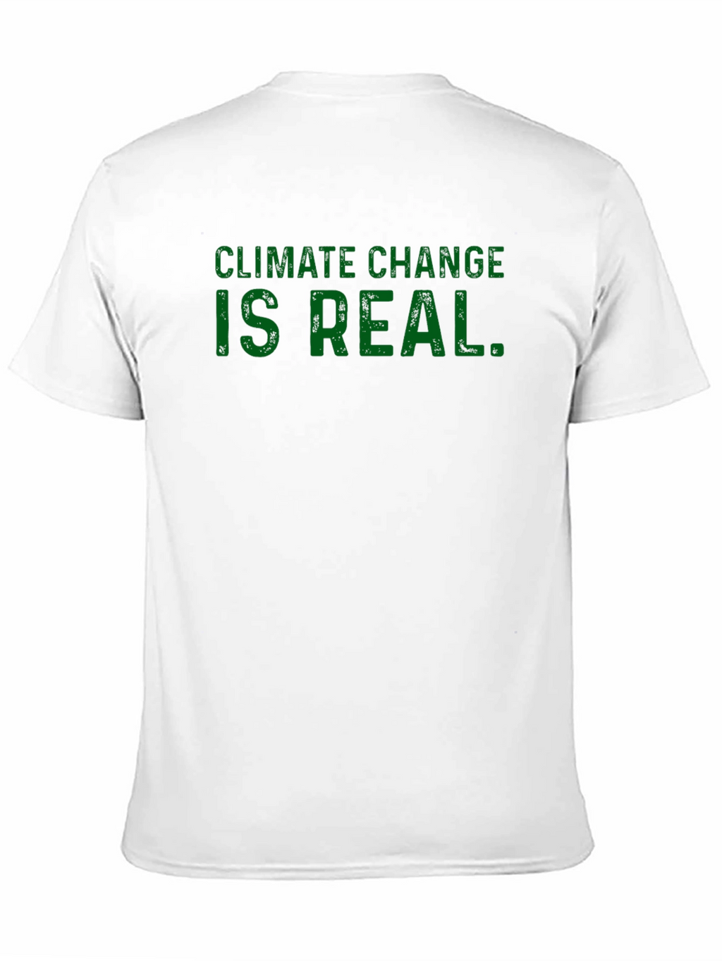 Climate Change is Real T-Shirt - Black