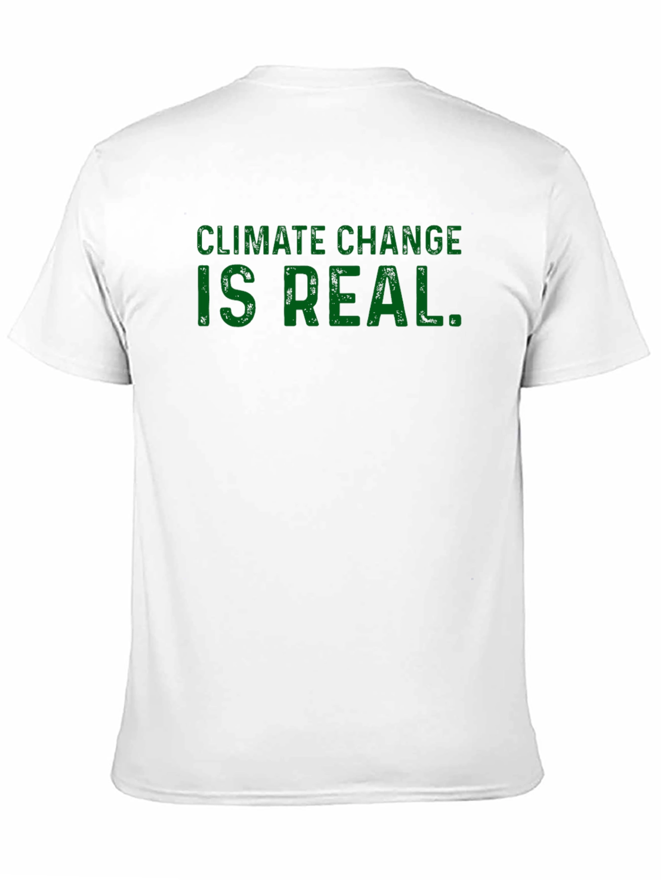 Climate Change is Real T-Shirt - Black