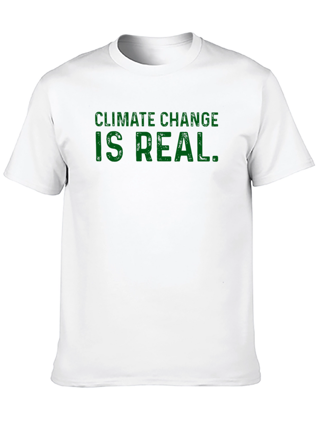 Climate Change is Real T-Shirt - Black