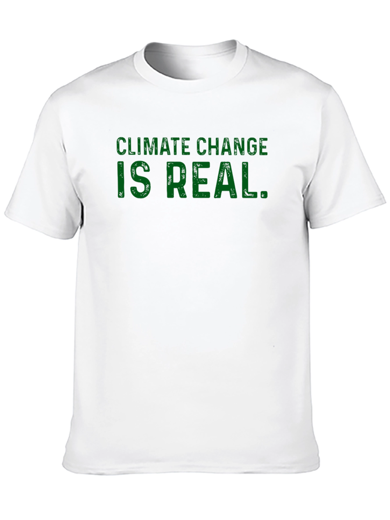 Climate Change is Real T-Shirt - Black