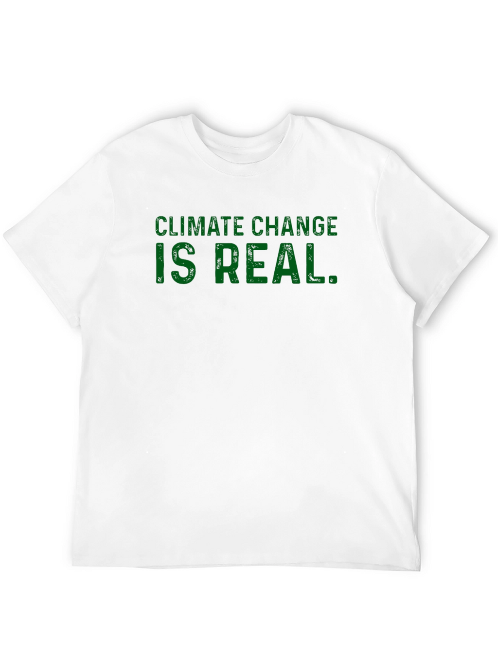 Climate Change is Real T-Shirt - Black