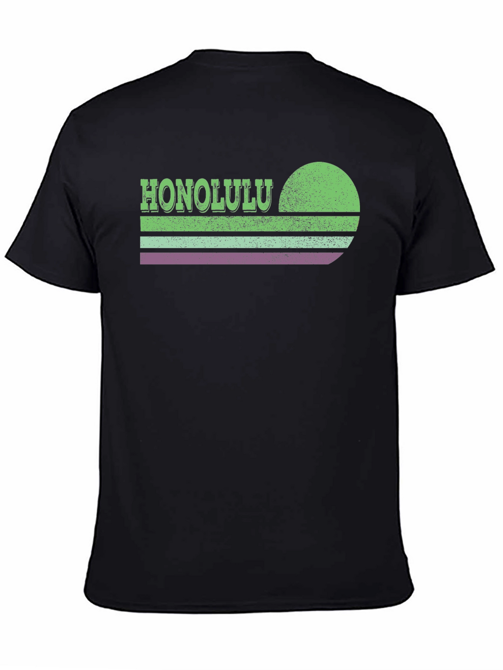 Honolulu Retro Sunset Graphic T-Shirt