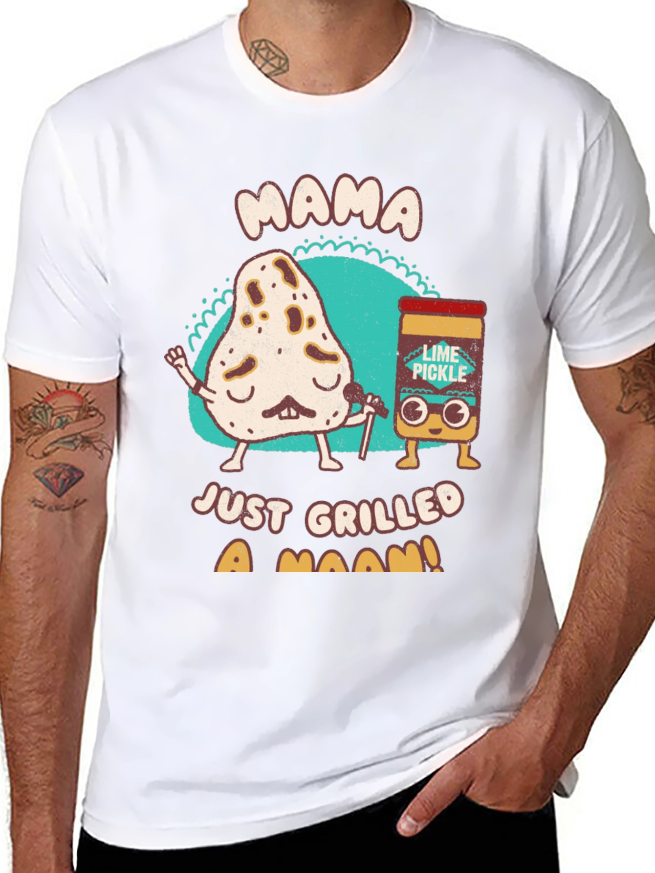 Mama Just Grilled a Naan T-Shirt