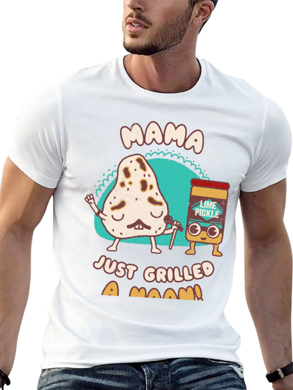 Mama Just Grilled a Naan T-Shirt