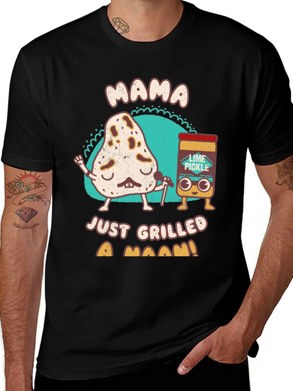 Mama Just Grilled a Naan T-Shirt