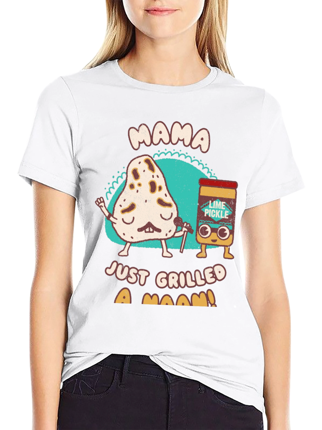 Mama Just Grilled a Naan T-Shirt