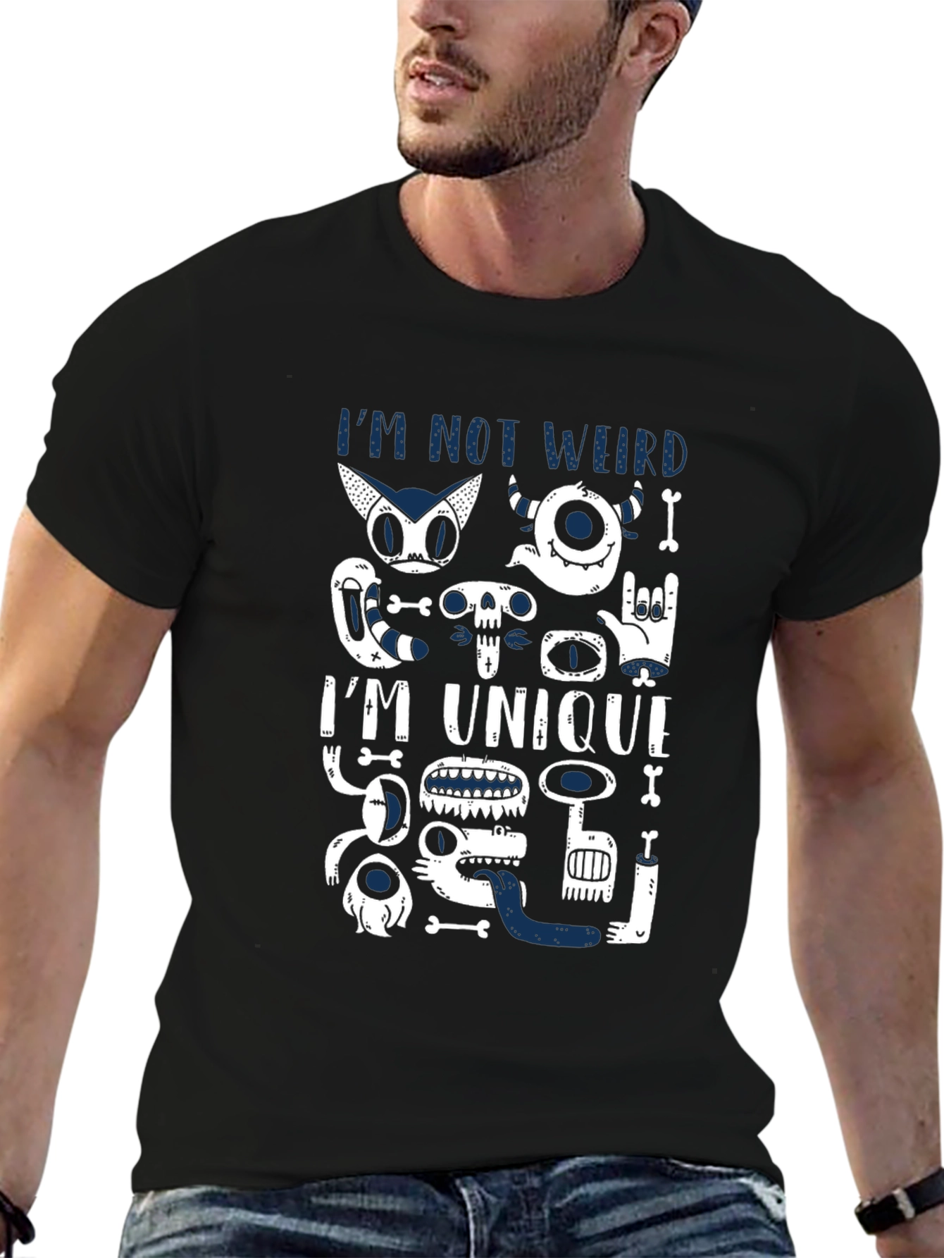 Im Not Weird Im Unique Graphic Tee