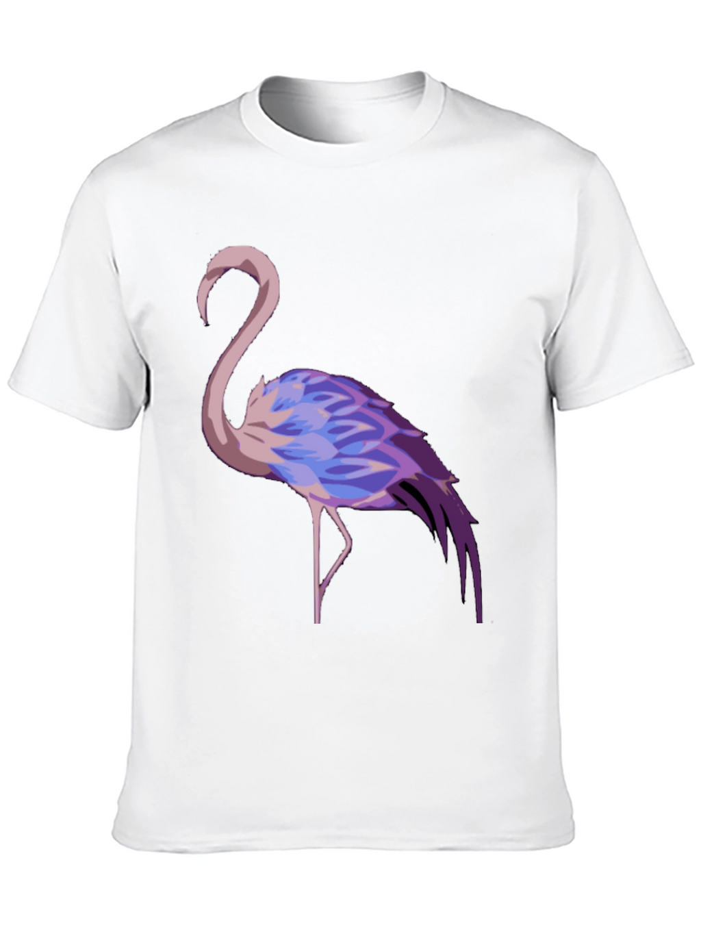 Flamingo Graphic Tee - Stylish Black T-Shirt