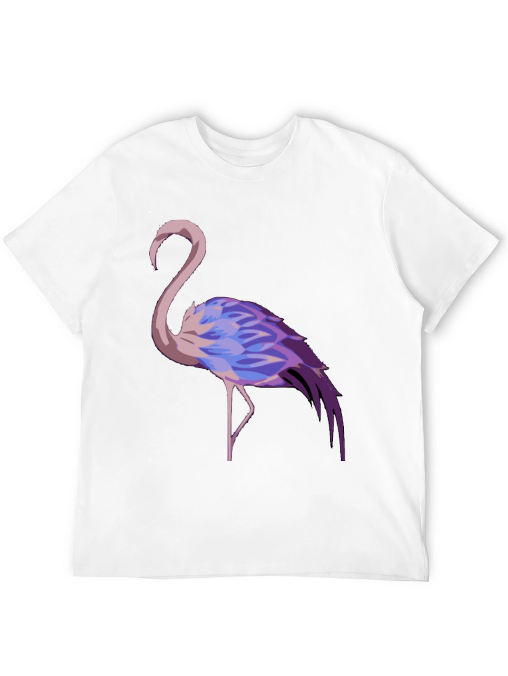 Flamingo Graphic Tee - Stylish Black T-Shirt