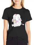 Sad Cow Graphic Tee - Unisex Black T-Shirt