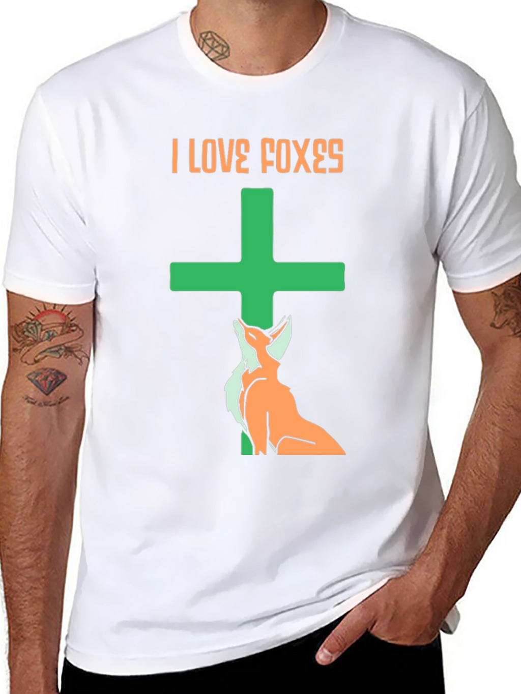I Love Foxes Graphic Tee - Unisex