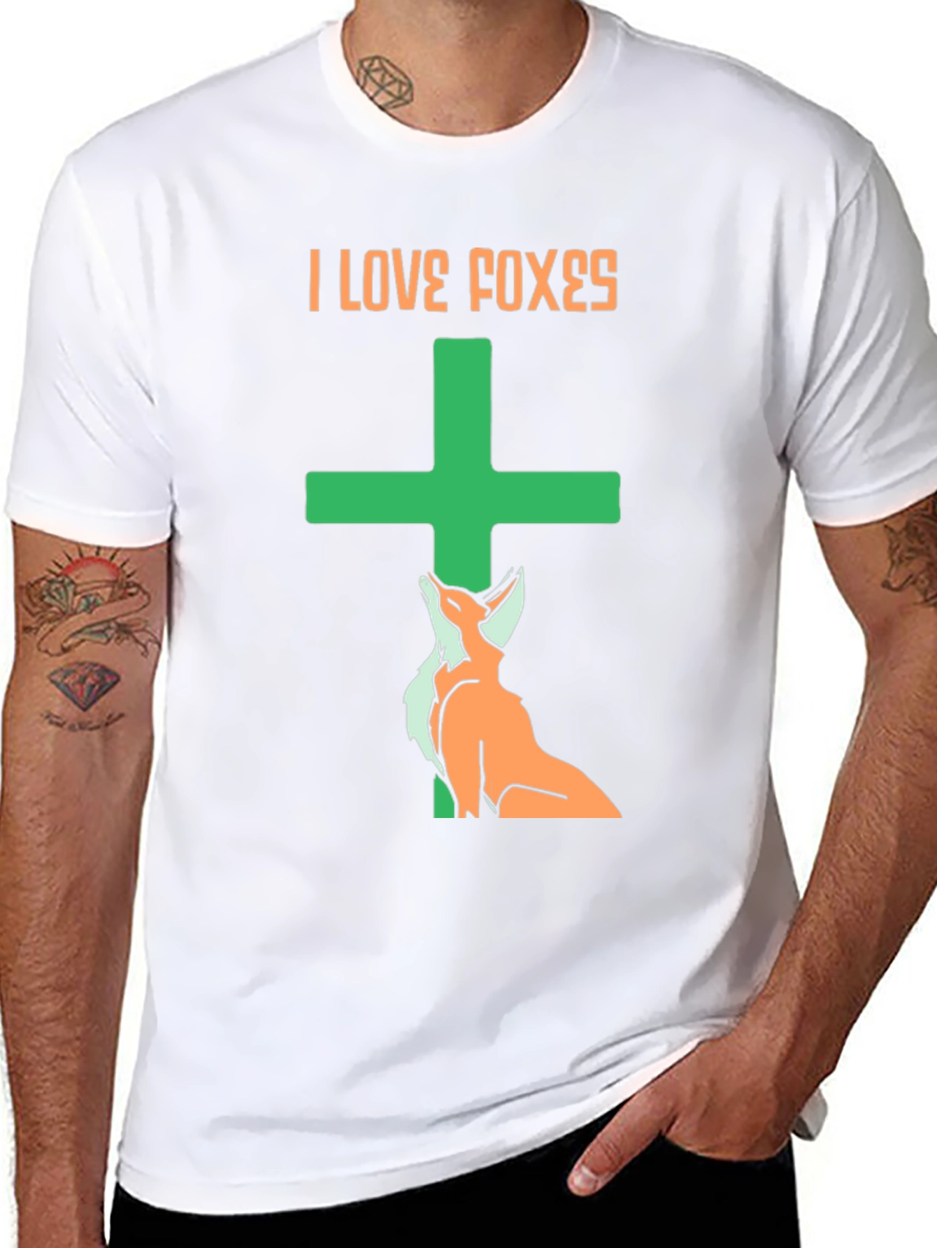 I Love Foxes Graphic Tee - Unisex