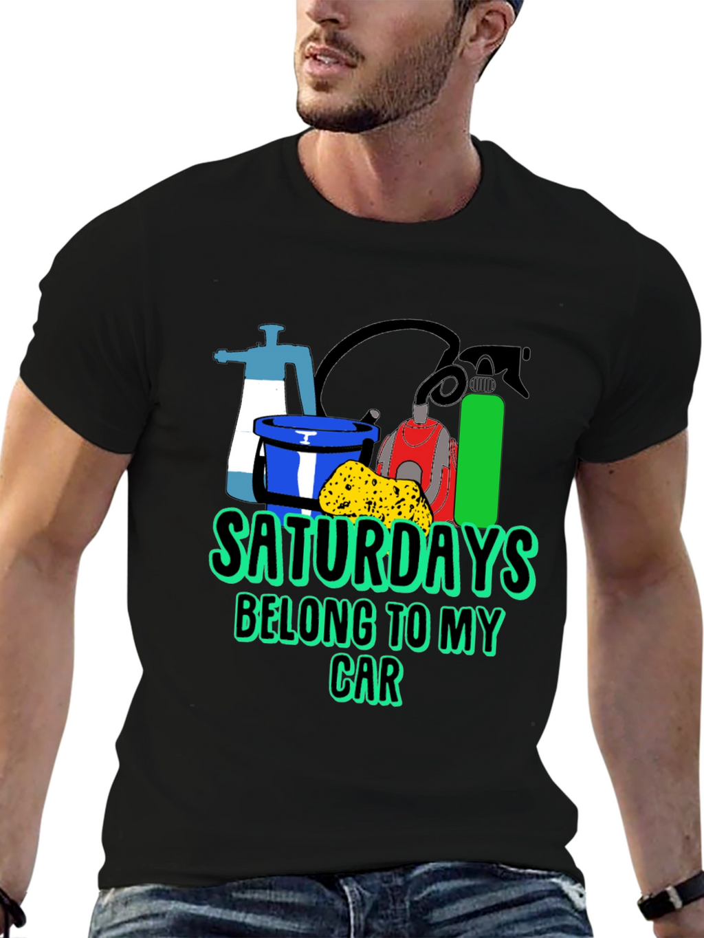 Saturdays Belong to My Car T-Shirt