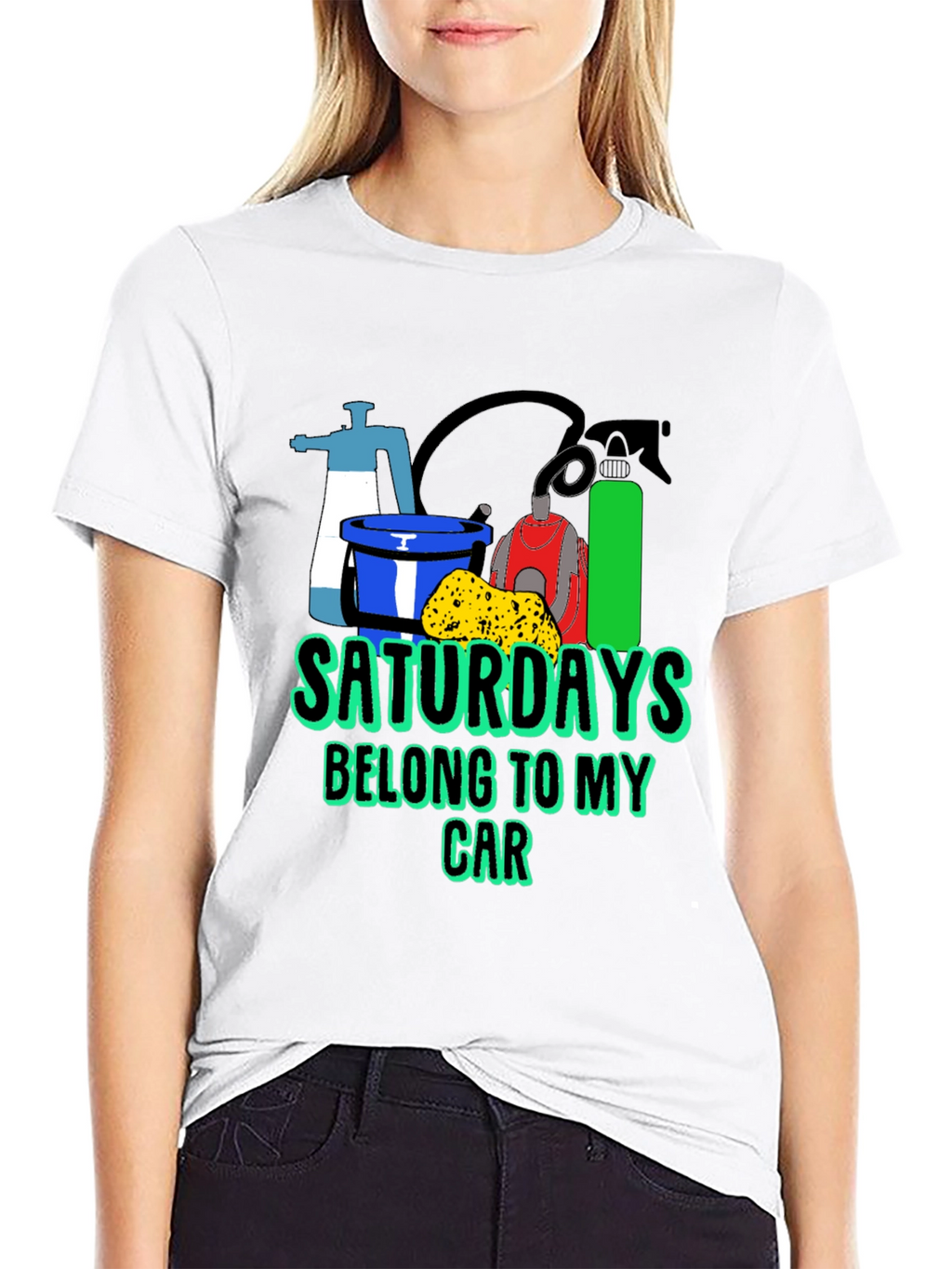 Saturdays Belong to My Car T-Shirt