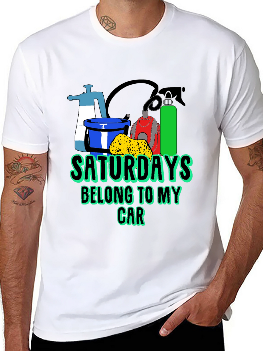 Saturdays Belong to My Car T-Shirt