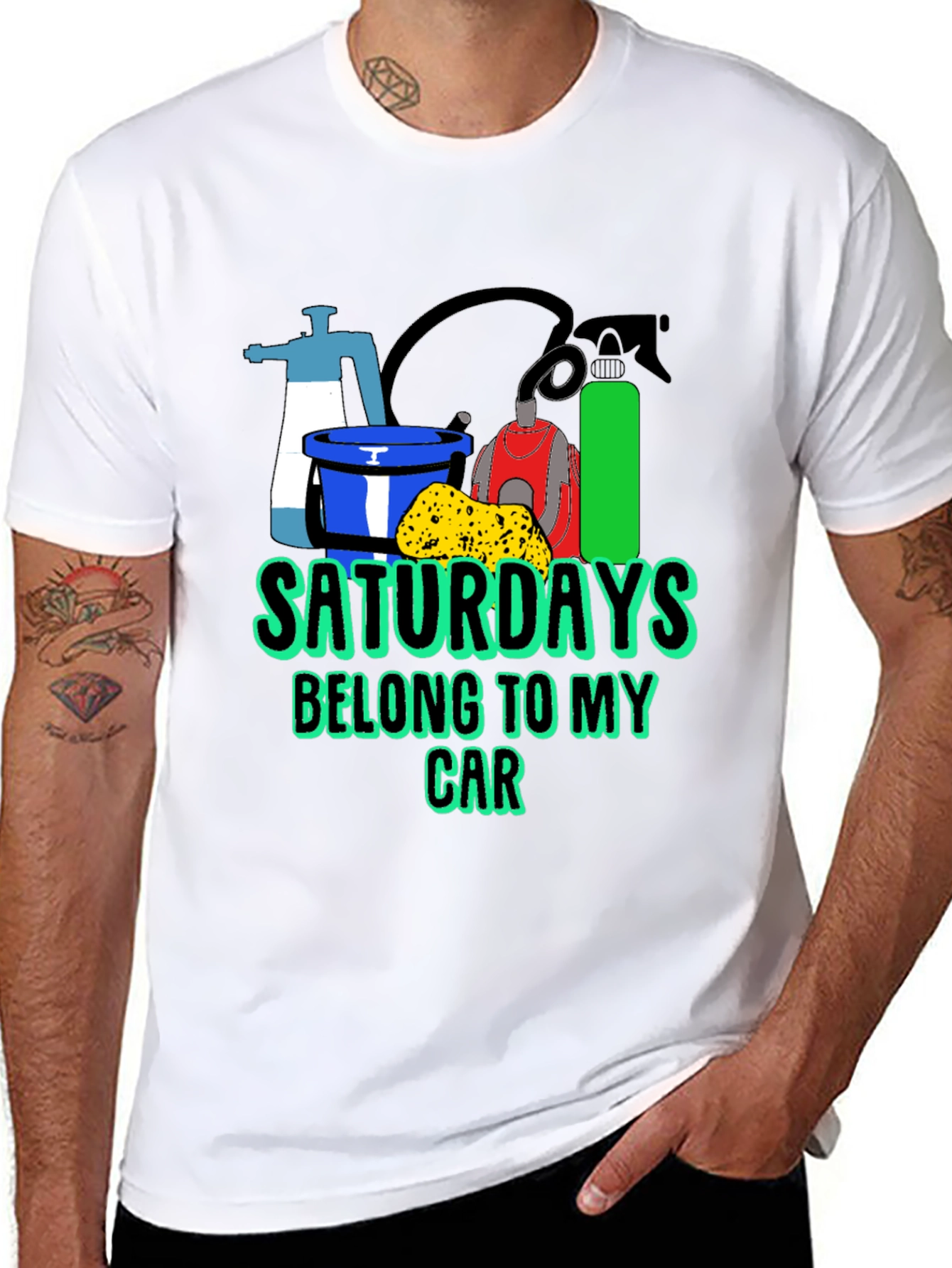 Saturdays Belong to My Car T-Shirt