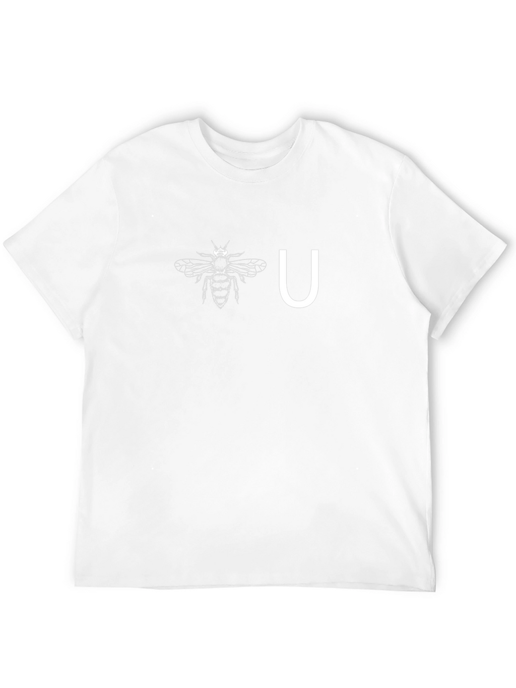 Bee U Funny Graphic Tee - Black Cotton T-Shirt