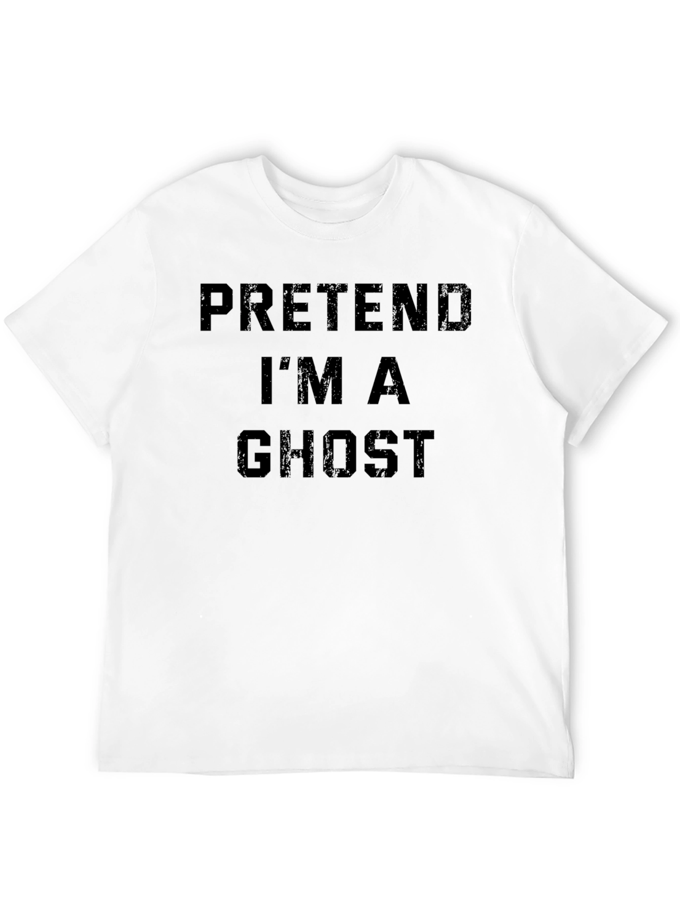 Pretend Im A Ghost Funny Halloween T-Shirt