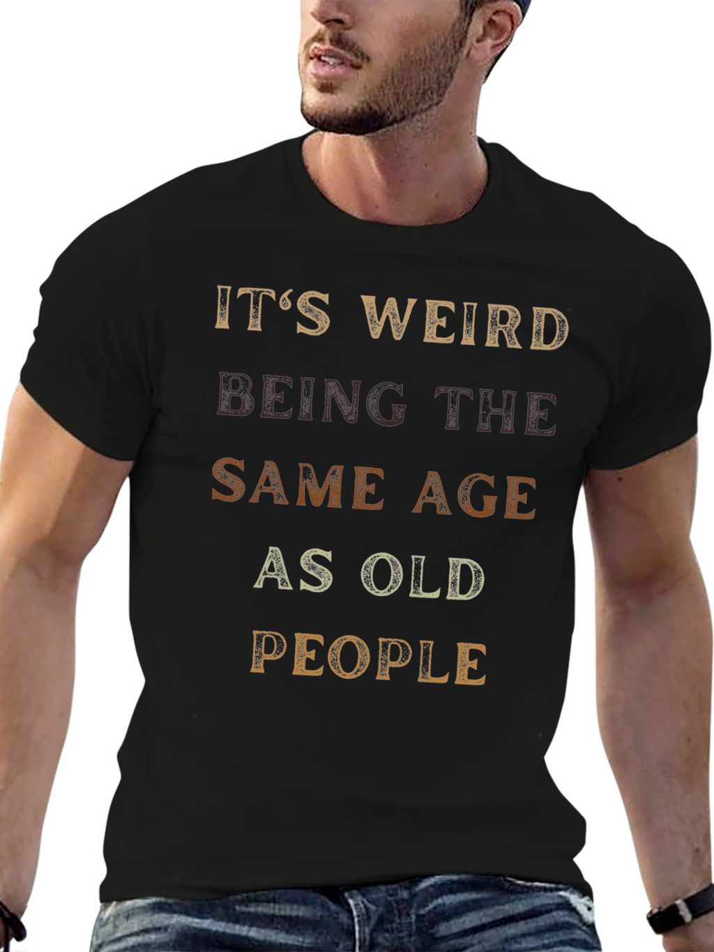 Funny Age Quote Graphic T-Shirt