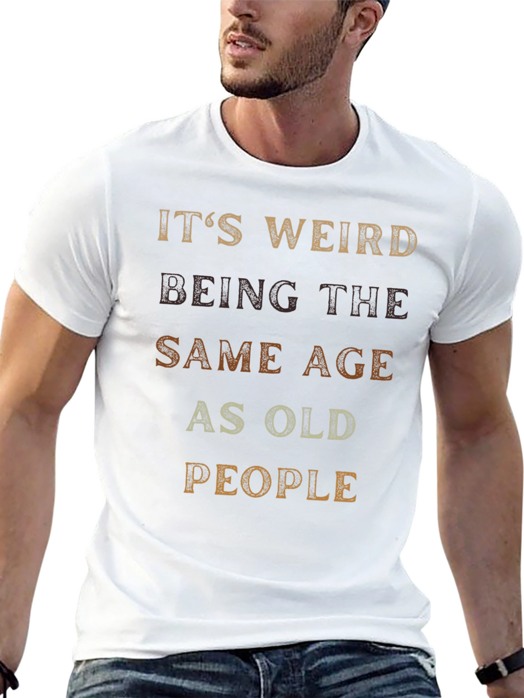 Funny Age Quote Graphic T-Shirt