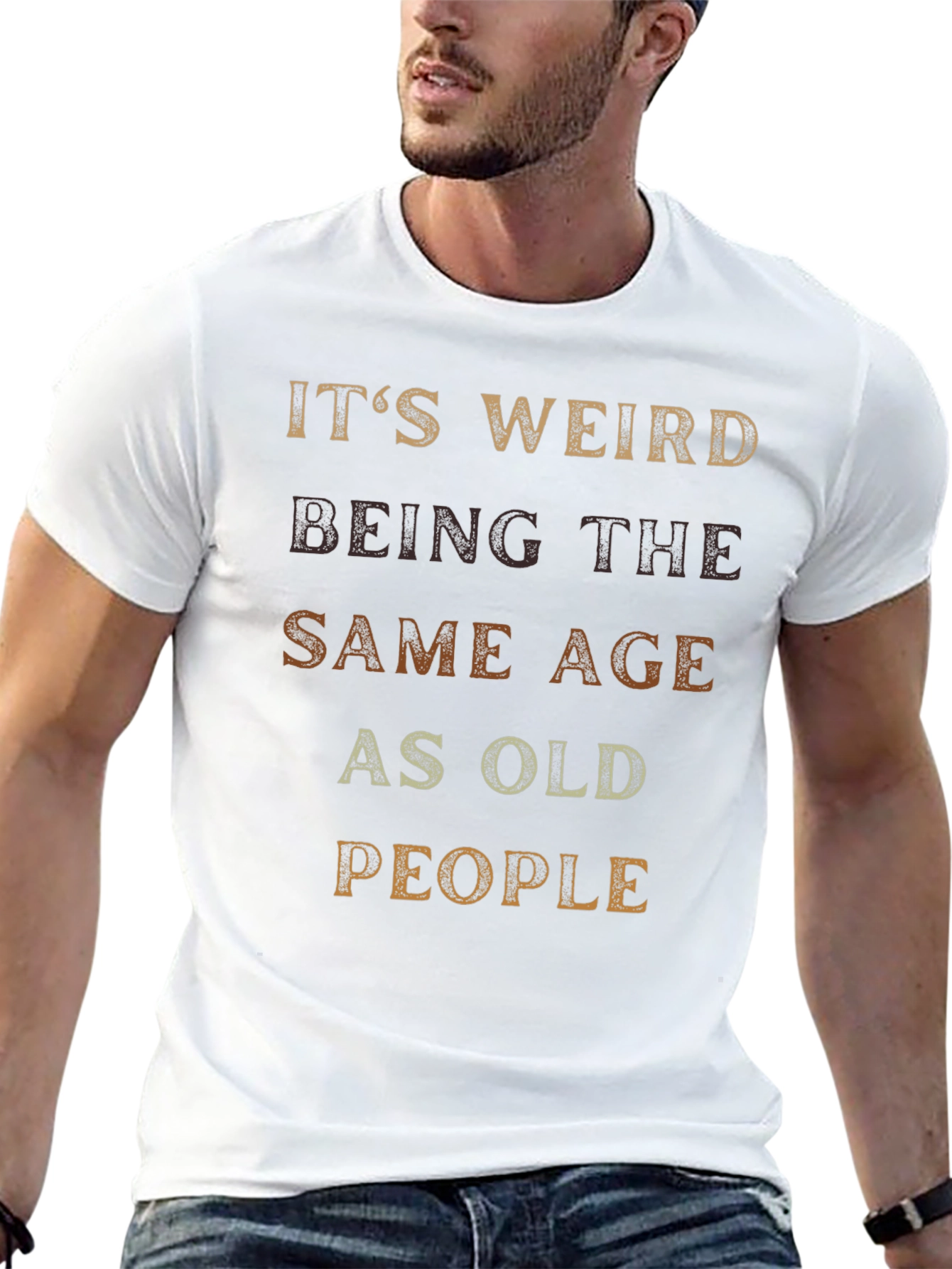 Funny Age Quote Graphic T-Shirt