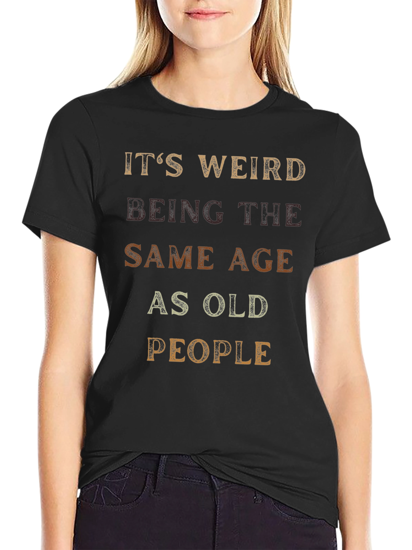 Funny Age Quote Graphic T-Shirt