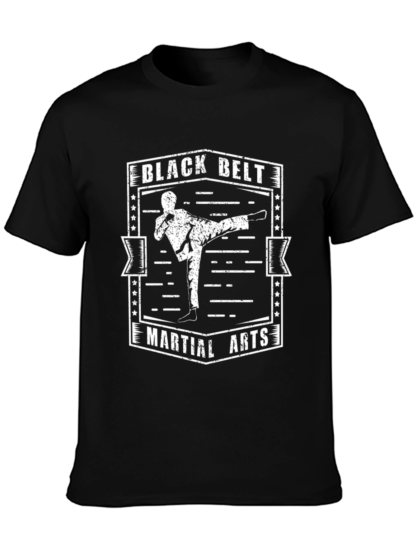 Black Belt Martial Arts T-Shirt - Karate Design