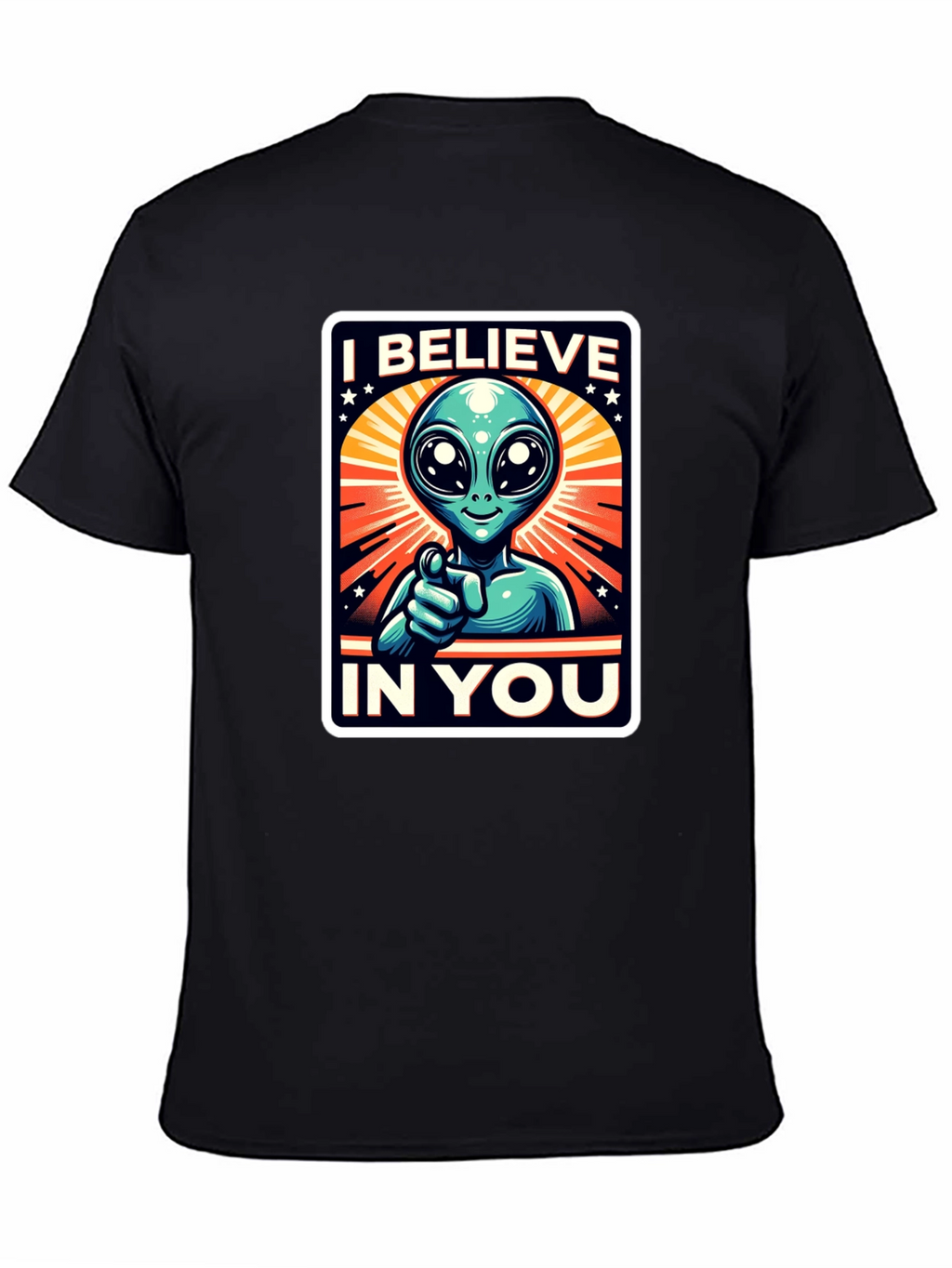I Believe In You Alien Graphic Tee