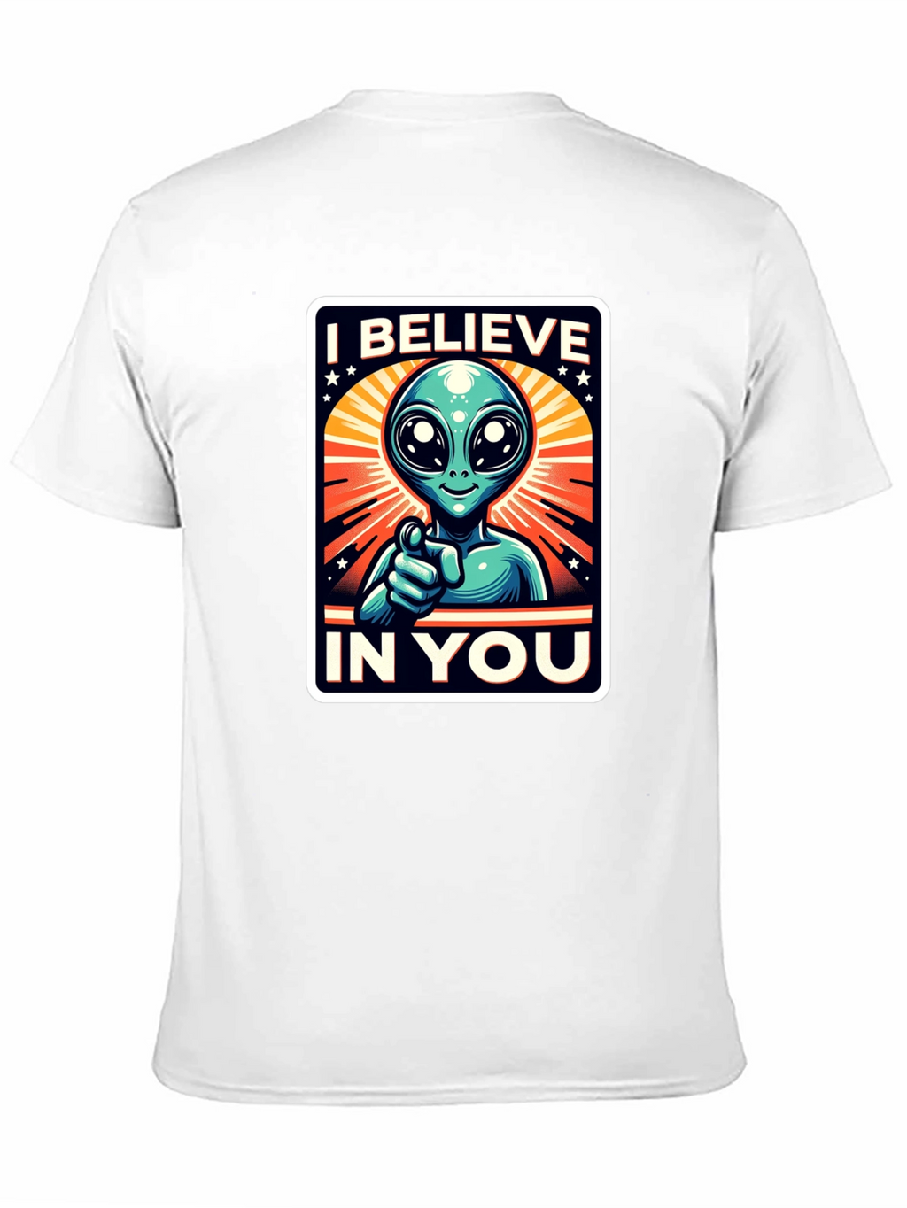I Believe In You Alien Graphic Tee