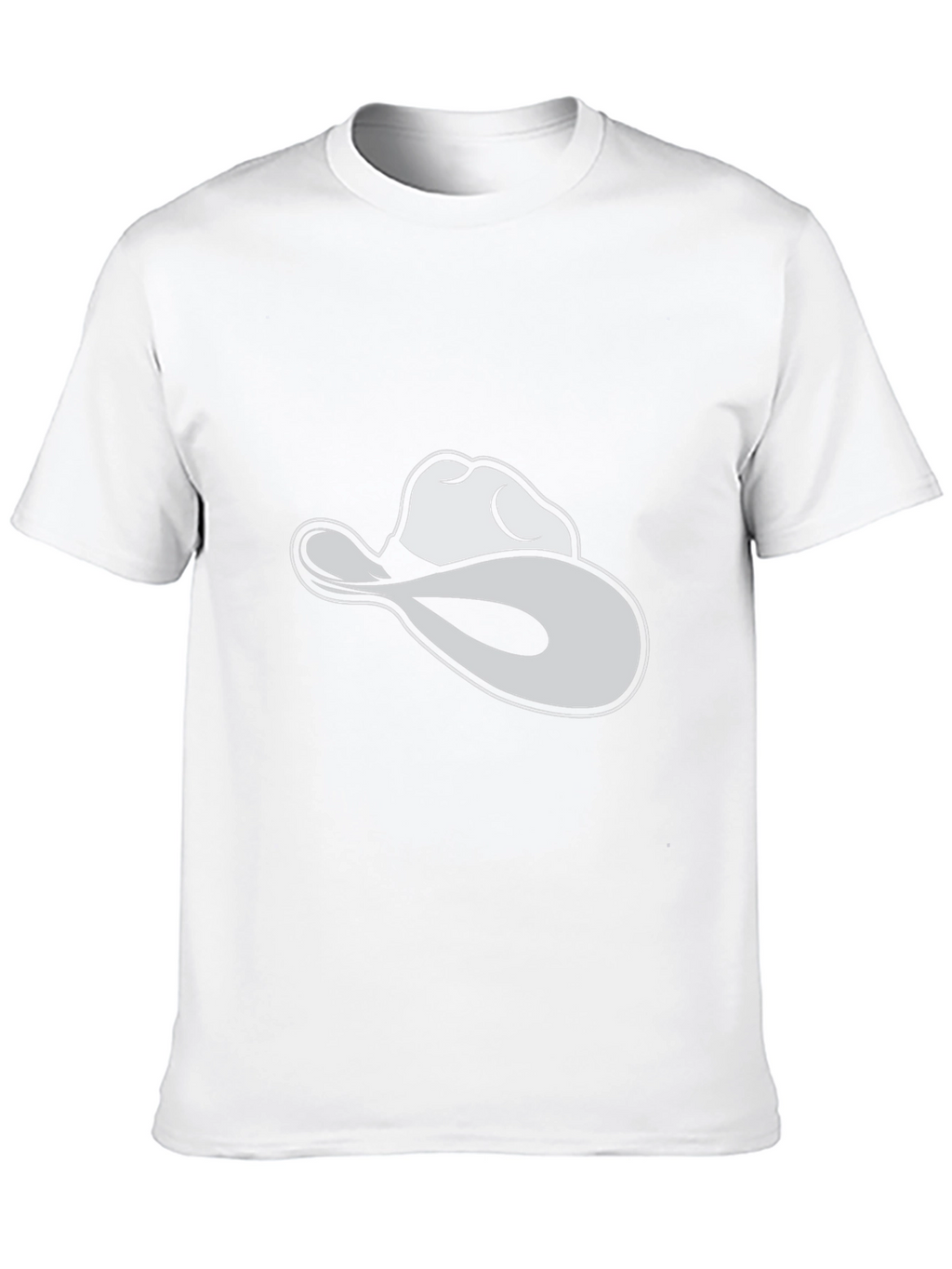 Black Cowboy Hat T-Shirt: Casual Graphic Tee