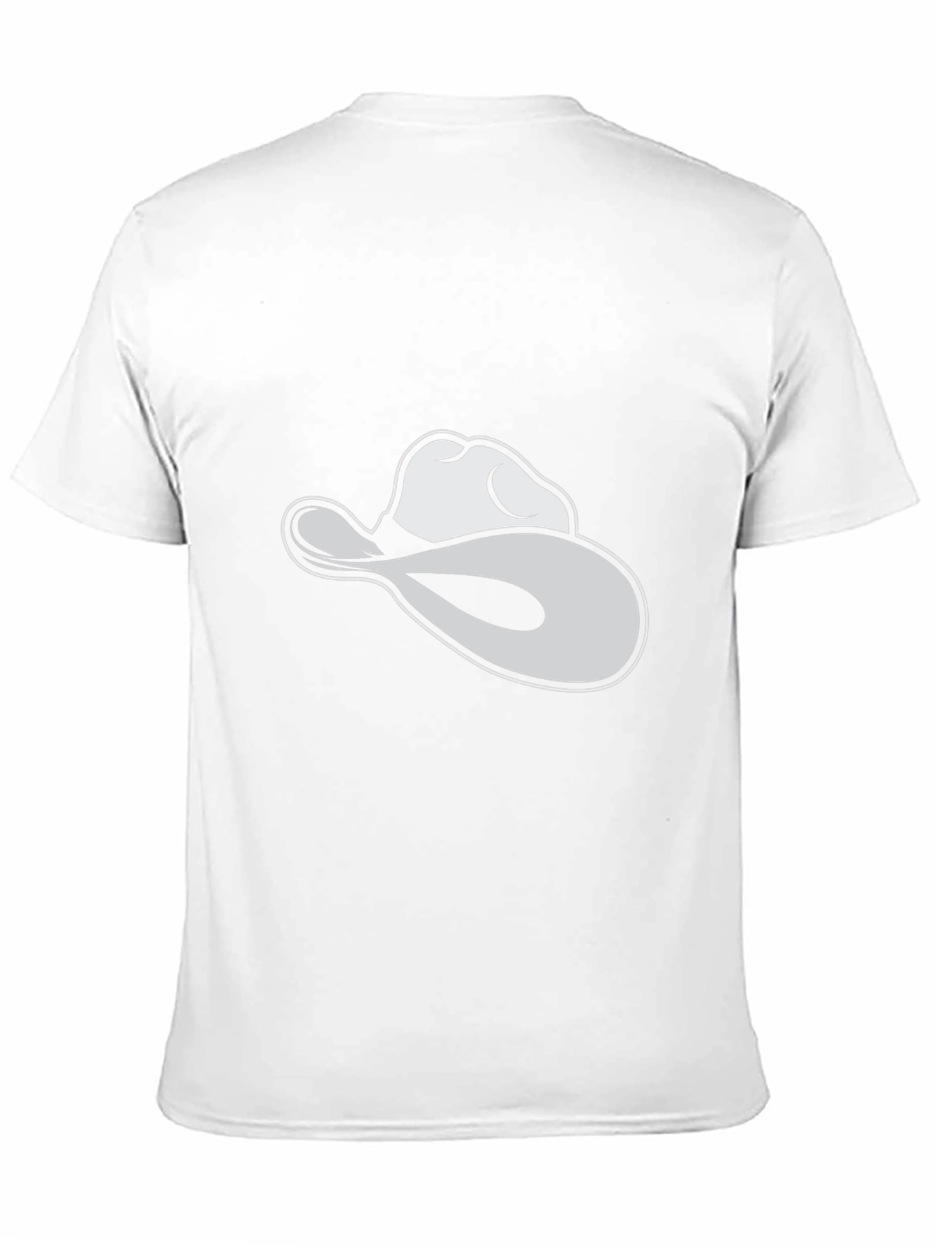 Black Cowboy Hat T-Shirt: Casual Graphic Tee