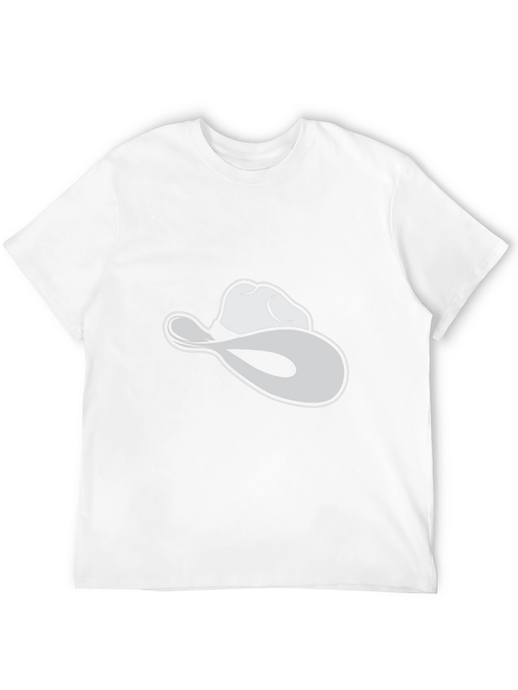Black Cowboy Hat T-Shirt: Casual Graphic Tee