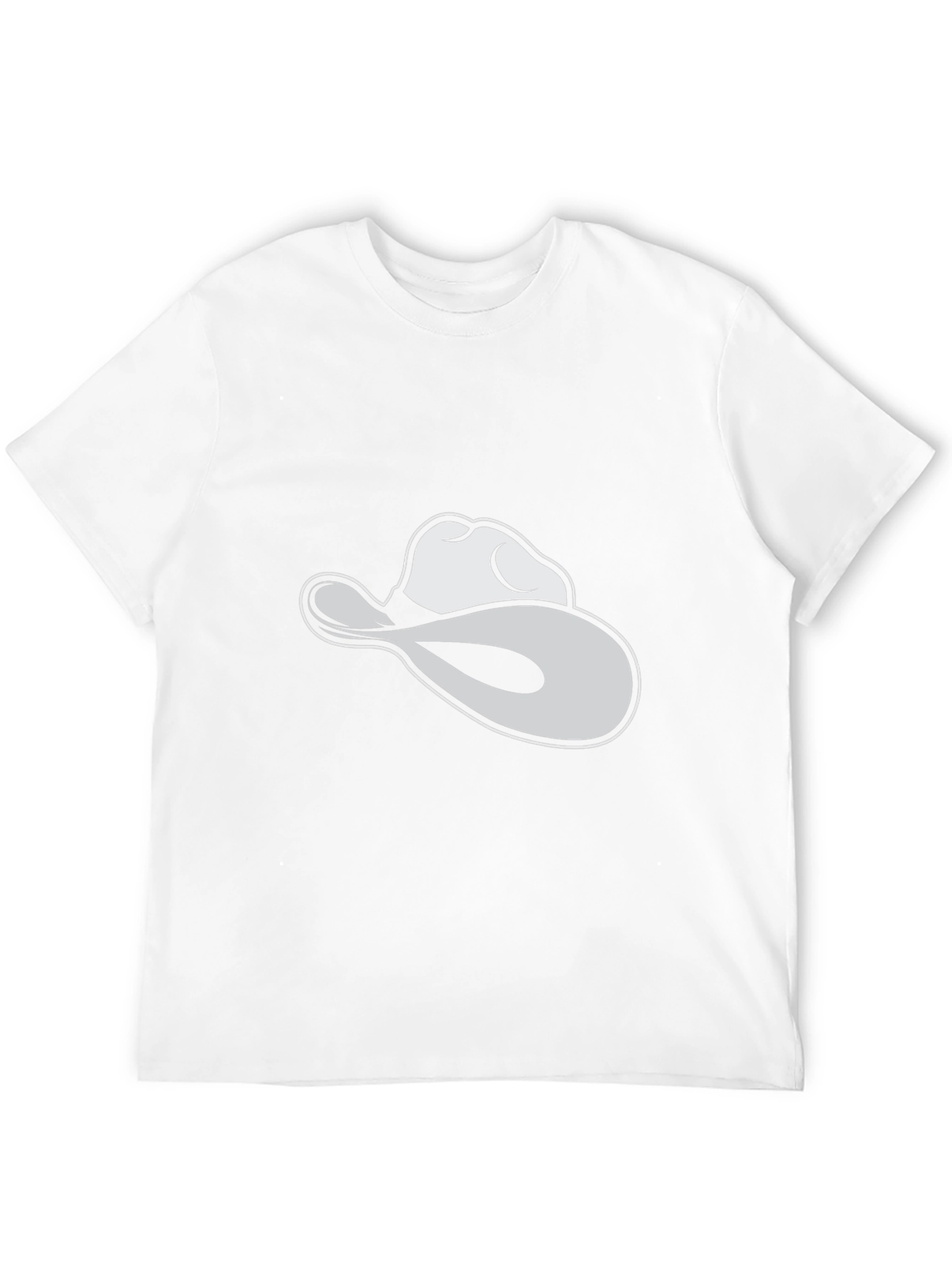 Black Cowboy Hat T-Shirt: Casual Graphic Tee
