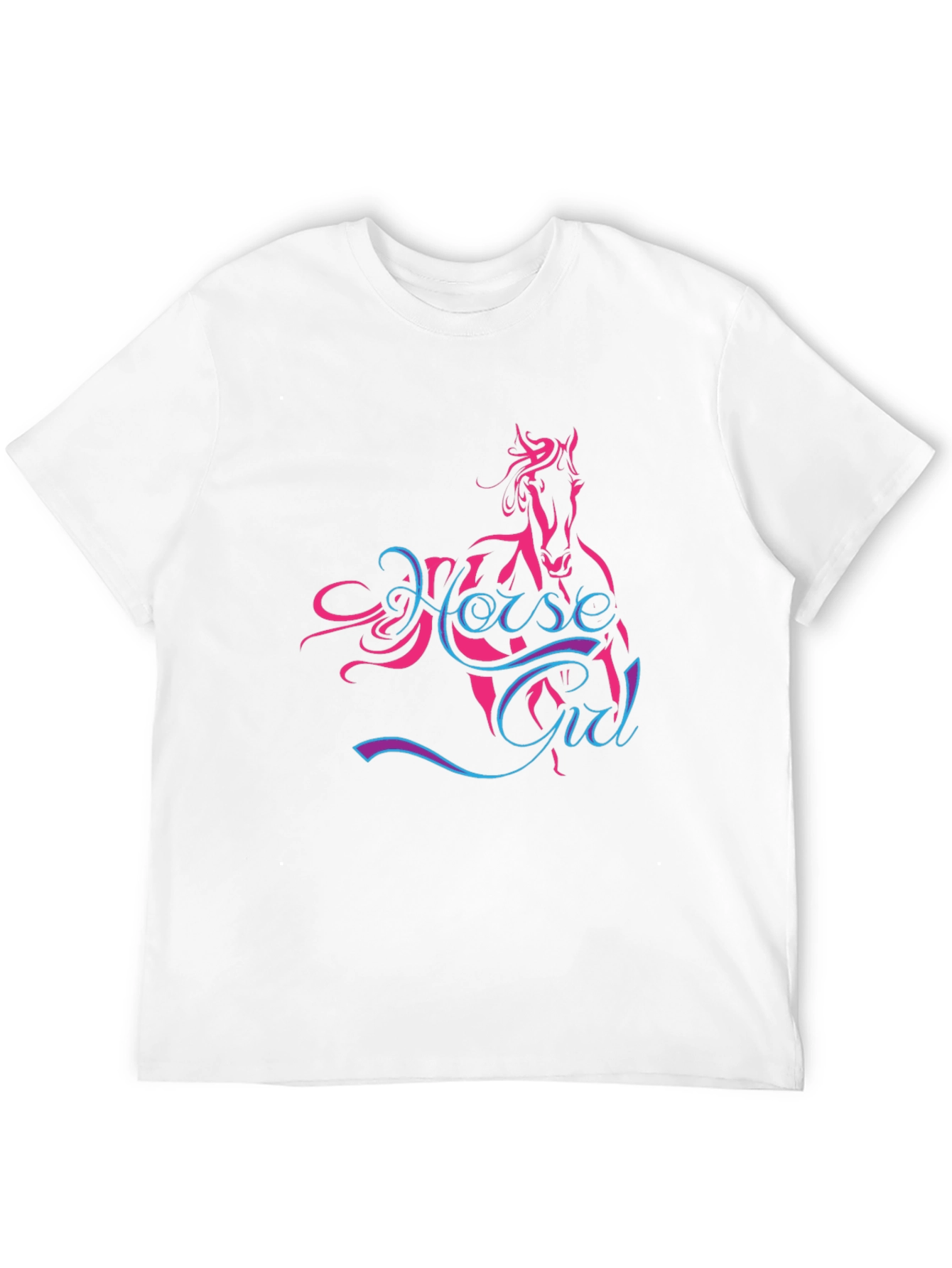 Horse Girl Tee - Black Graphic T-Shirt