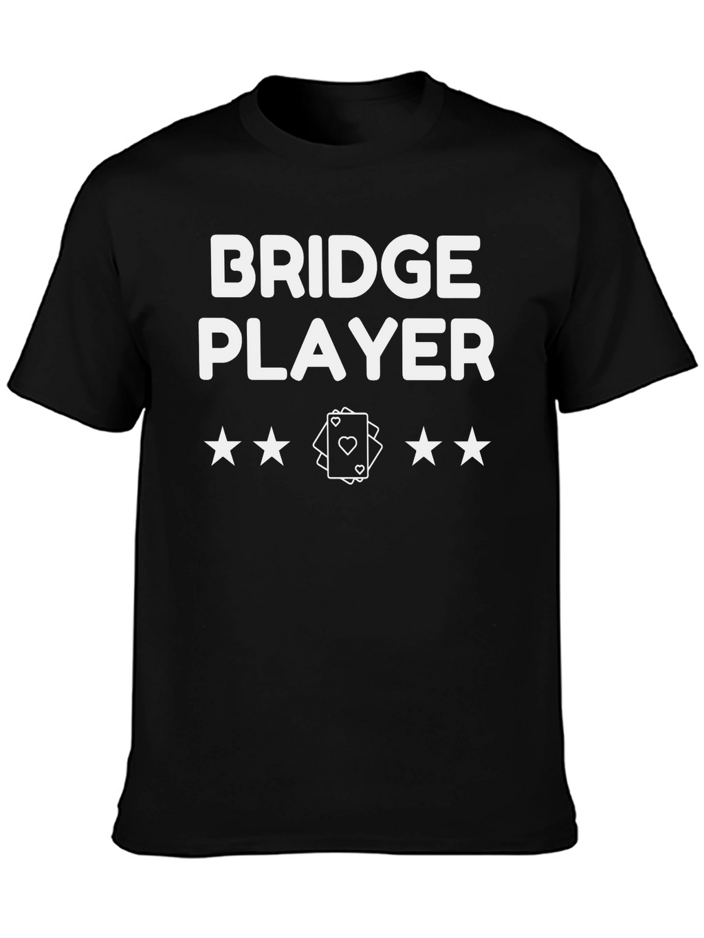 Bridge Player Graphic T-Shirt - Card Game Tee