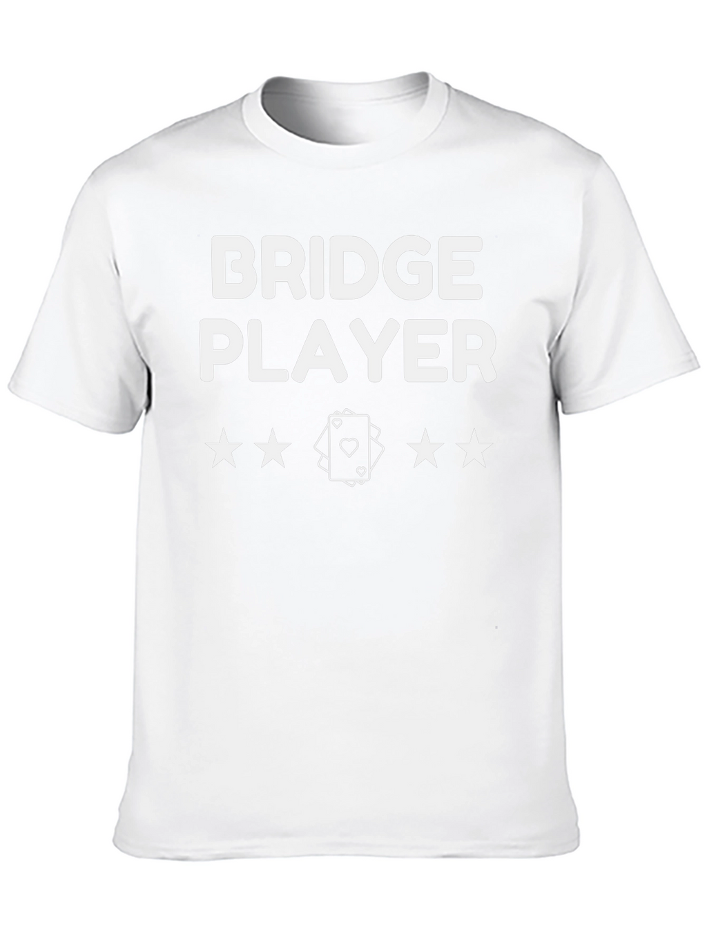 Bridge Player Graphic T-Shirt - Card Game Tee