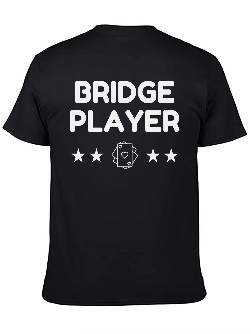 Bridge Player Graphic T-Shirt - Card Game Tee