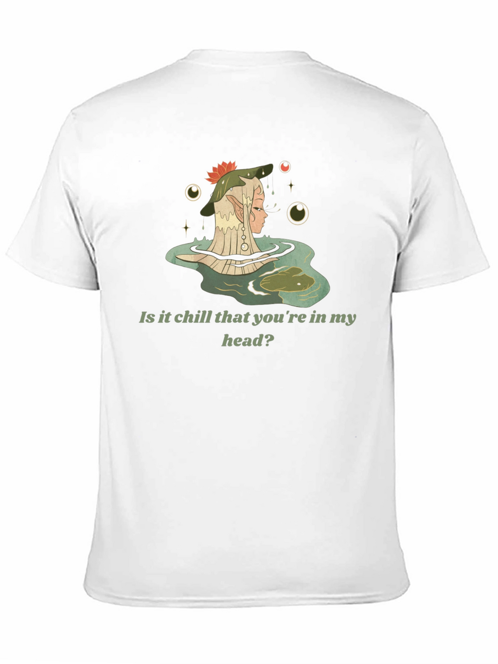 Chill Elf in Water Graphic Tee - Black