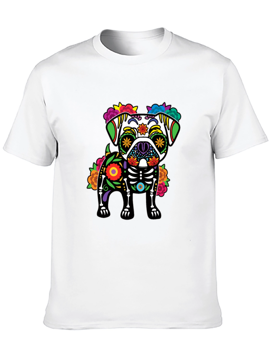 Day of the Dead Pug T-Shirt