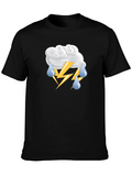 Stormy Weather T-Shirt - Black Cotton Tee