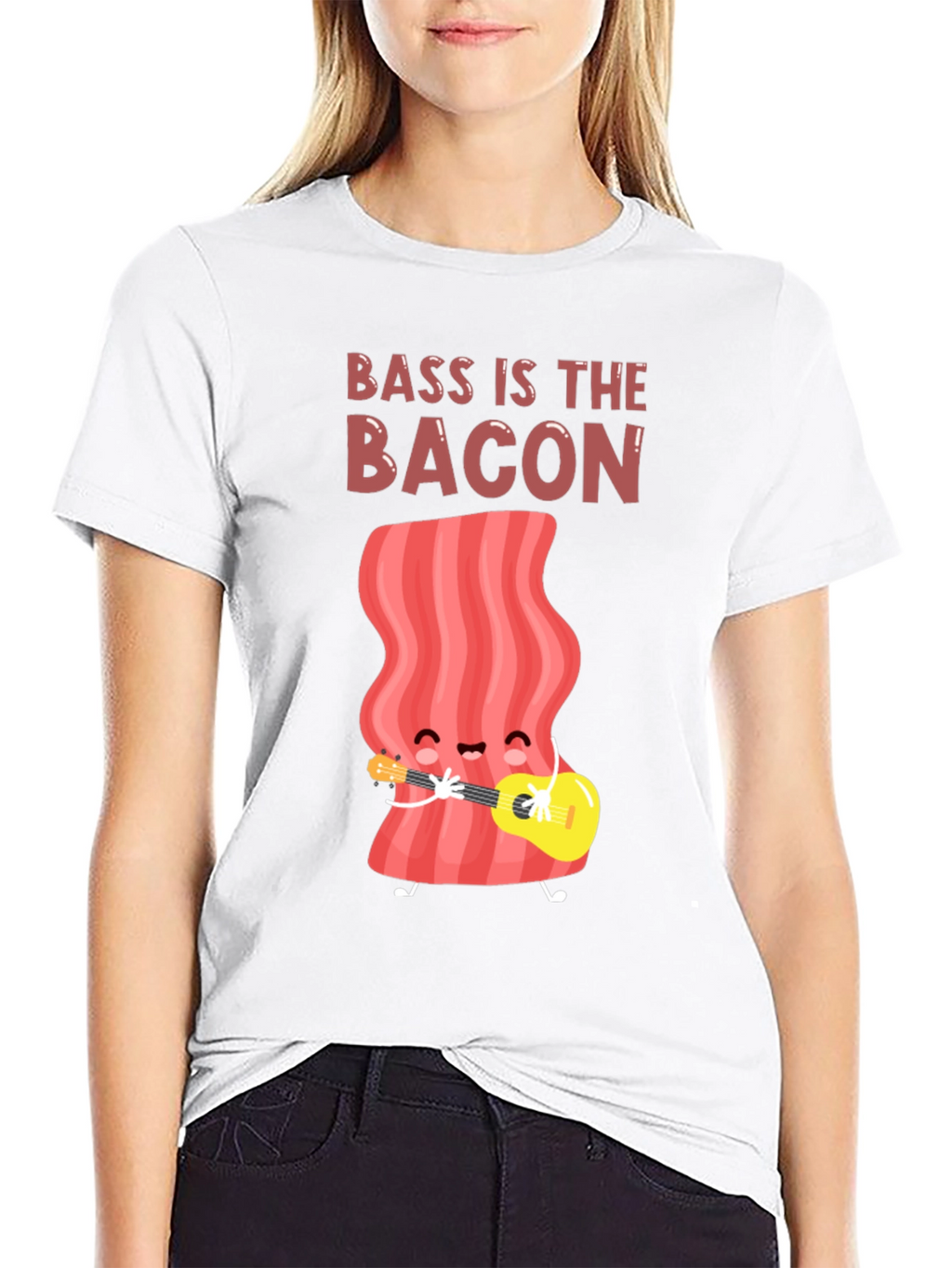 Bass is the Bacon Graphic T-Shirt