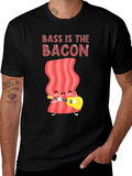 Bass is the Bacon Graphic T-Shirt