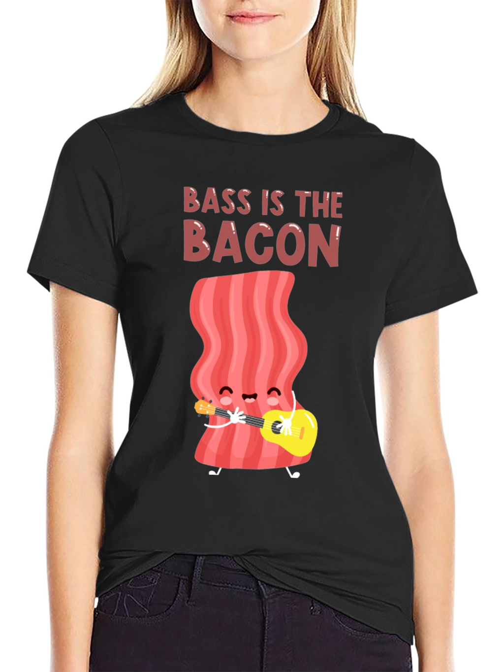 Bass is the Bacon Graphic T-Shirt