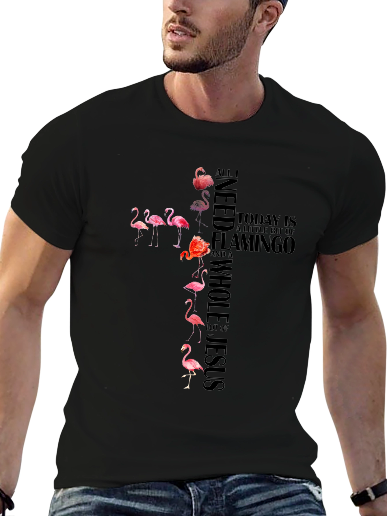 Flamingo Jesus T-Shirt - Christian Apparel