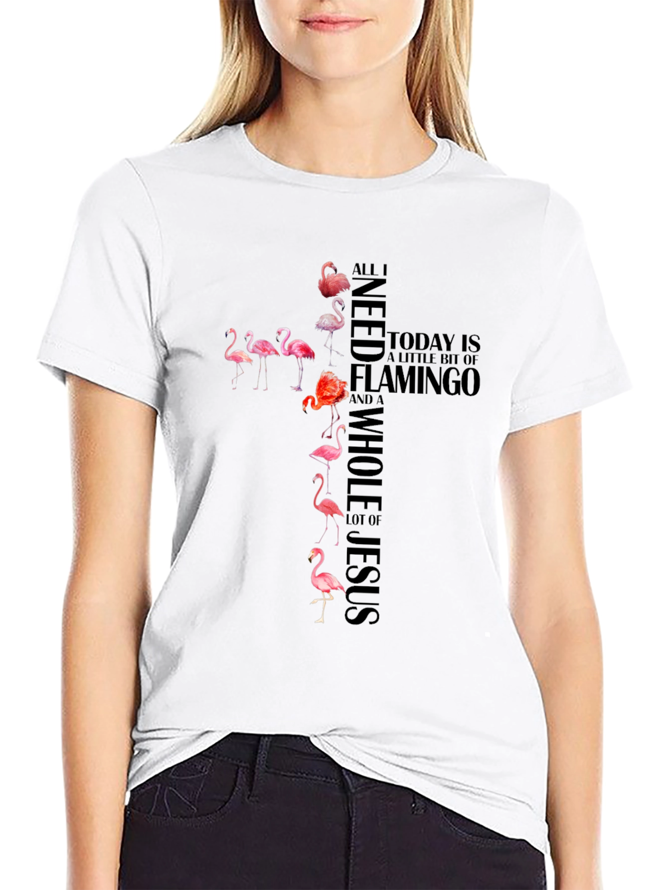 Flamingo Jesus T-Shirt - Christian Apparel