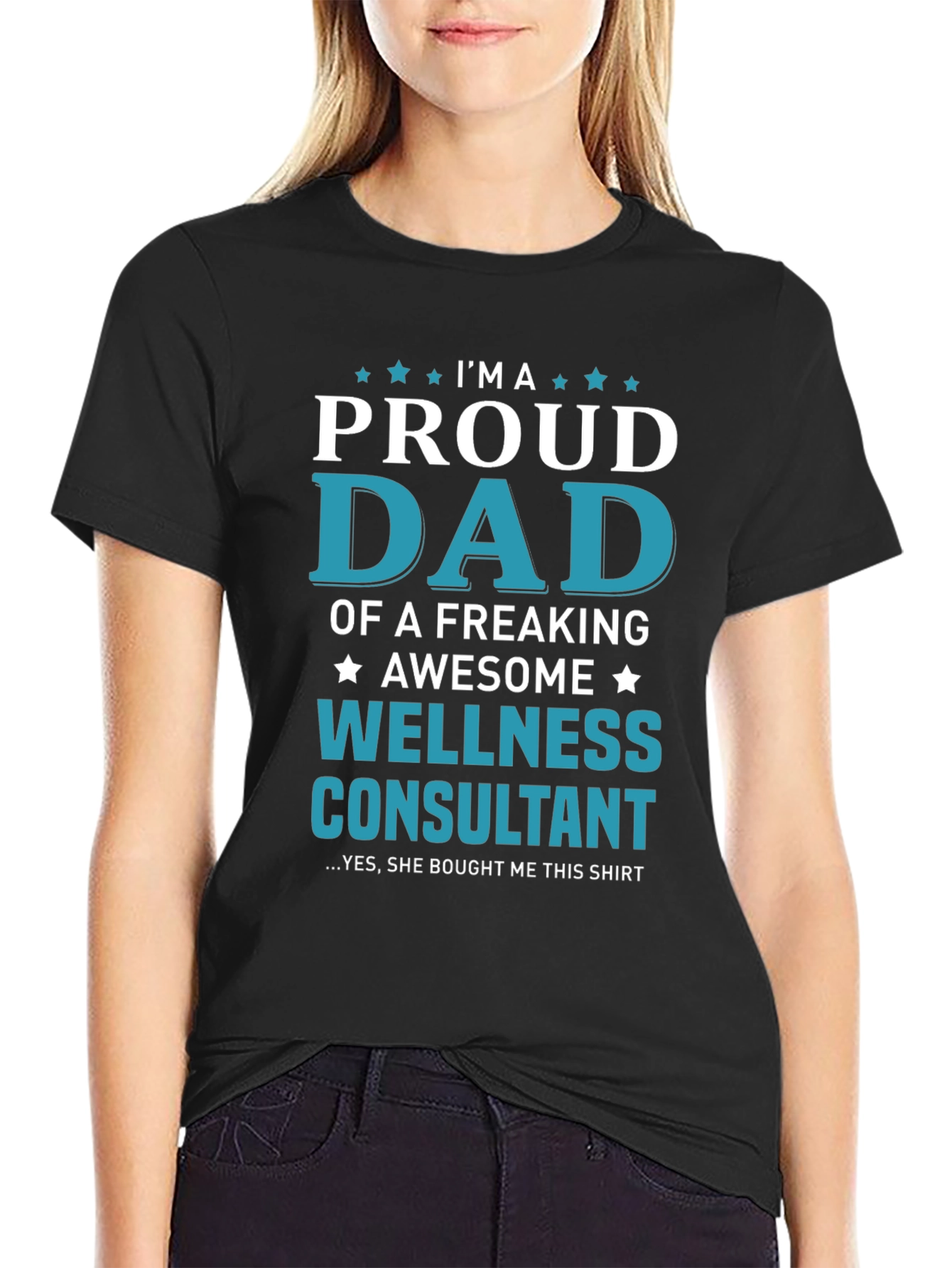 Proud Dad Wellness Consultant T-Shirt