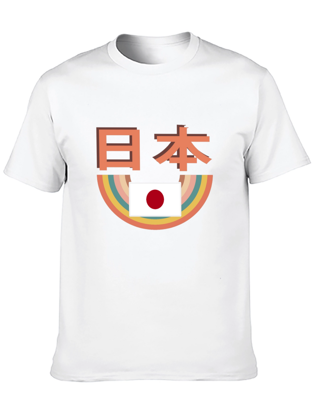 Japanese Flag T-Shirt - Kanji Art Graphic Tee