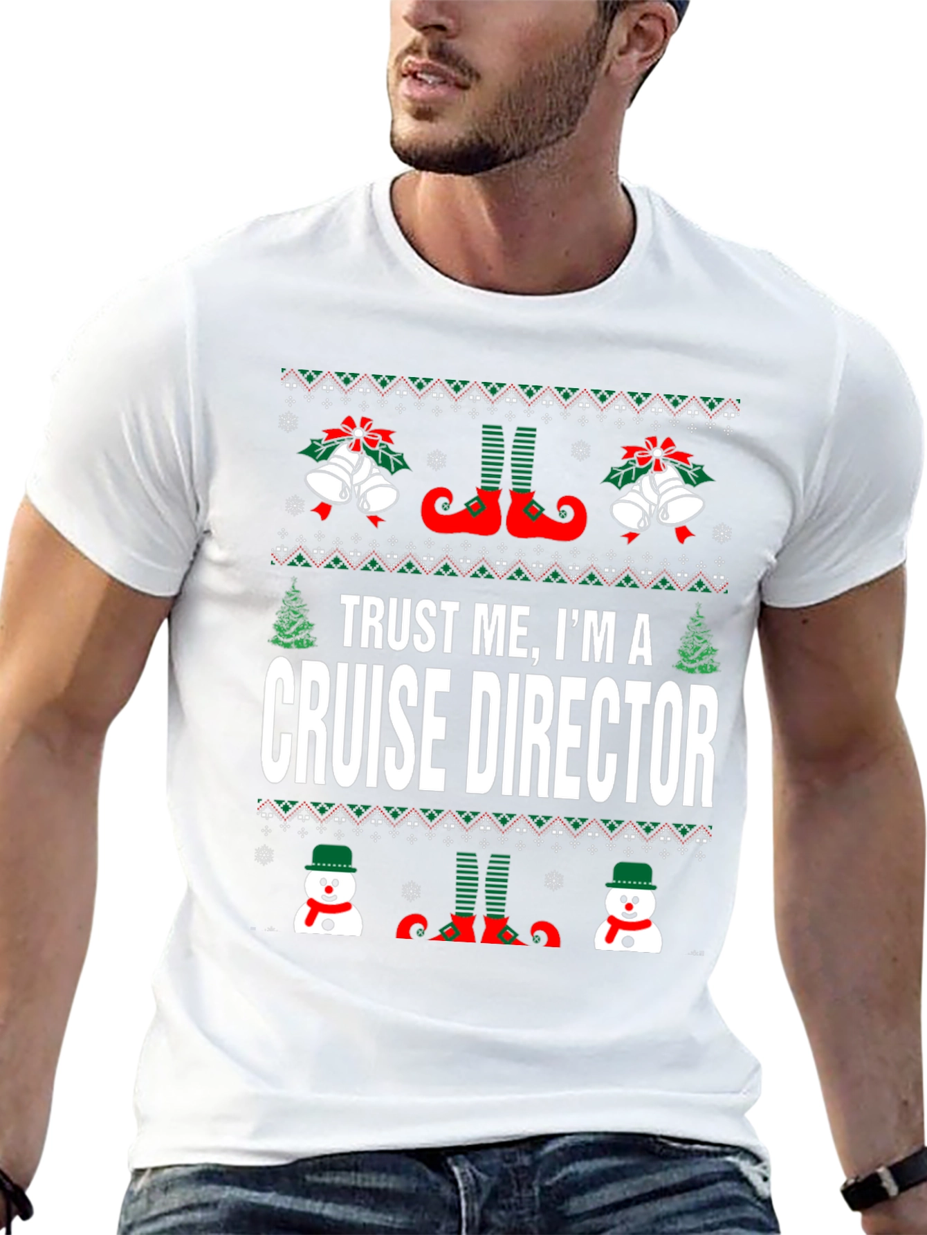 Trust Me Im A Cruise Director Christmas T-Shirt
