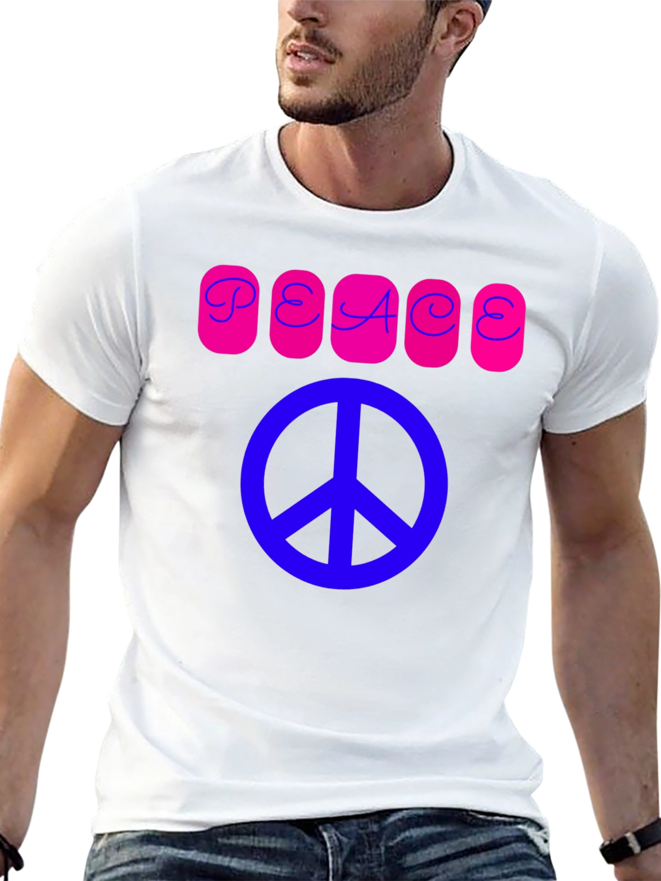 Peace Graphic Tee - Stylish & Comfortable