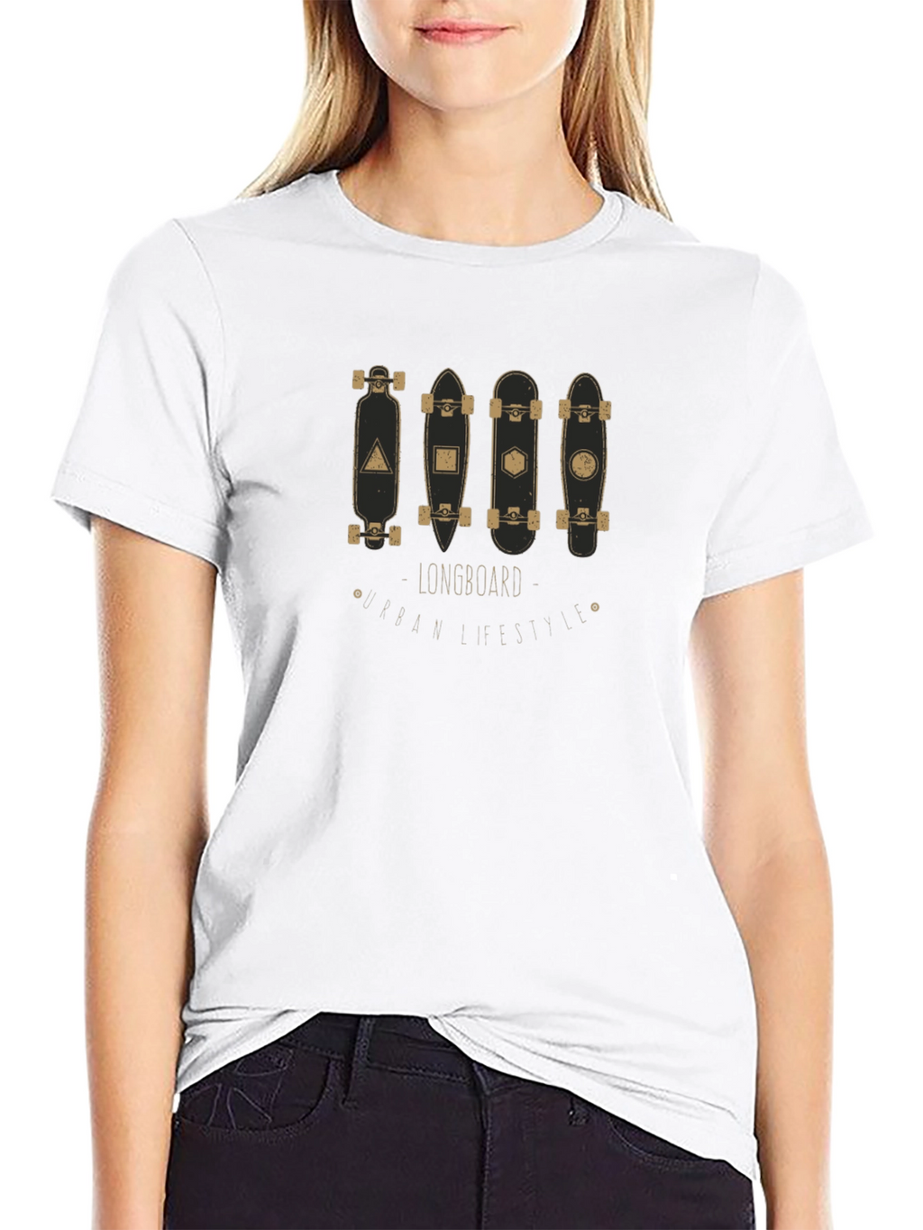 Longboard Urban Lifestyle Graphic T-Shirt